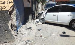Kahramanmaraş'ta Binanın Kolonuna Çarpan Araç Çocuğu Yaraladı!