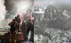 Kahramanmaraş'ta Gece Yarısı Fabrika Yangını! Terziler Sitesi'nde Panik