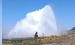 Kahramanmaraş'ta Dev Sulama Borusu Patladı! Tonlarca Su Boşa Aktı