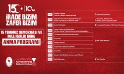 Kahramanmaraş'ta 15 Temmuz Etkinlikleri Gün Boyu Sürecek