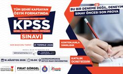 Kahramanmaraş'ta KPSS Adaylarına Müjde! Ücretsiz Deneme Sınavı Başlıyor