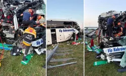 Kahramanmaraş Firmasına Ait Yolcu Otobüsü Kaza Yaptı! 13 Yaralı, 4'ünün Durumu Ağır