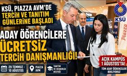 KSÜ Piazza AVM’de Tercih Günlerine Başladı! Aday Öğrencilere Ücretsiz Danışmanlık