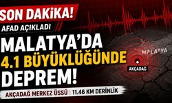 Malatya Akçadağ'da 4.1 Büyüklüğünde Deprem! Sarsıntı Çevre İllerde de Hissedildi