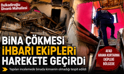 Kahramanmaraş'ta Korku Dolu Anlar! Metruk Bina Çöktü