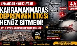 Kahramanmaraş Depreminin Etkisi Bitmedi? Uzmandan 4.5'lik Deprem Sonrası Dikkat Çeken Uyarı