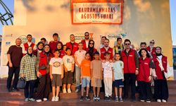 Kahramanmaraş Ağustos Fuarı’nın özel misafirleri: Oyun oynadılar, lunaparkta eğlendiler