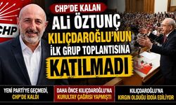 CHP'de Kalan Ali Öztunç Kılıçdaroğlu'nun İlk Grup Toplantısına Katılmadı