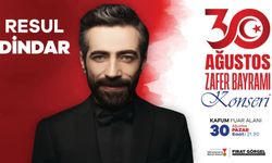 Kahramanmaraş’ta 30 Ağustos gecesi Resul Dindar sahne alacak