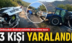 Kahramanmaraş'ta Kaza: Otomobil Önce Traktöre Sonra Başka Araca Çarptı!