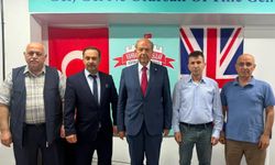 İngiltere’de yaşayan Kahramanmaraşlılar Ersin Tatar’ı ağırladı