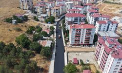 Afşin’de 1,5 kilometrelik Atlas Caddesi için asfalt seferberliği