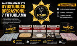 Kahramanmaraş’ta Narkotik Operasyonları: 3 Bin 481 Hap Ele Geçirildi, 7 Kişi Tutuklandı