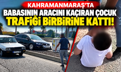 Kahramanmaraş’ta Çocuk Sürücü Şoku! Araçlara Çarparak İlerledi