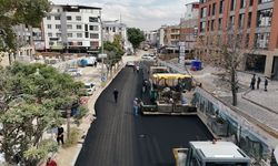 Elbistan’da 18 Metre Genişliğindeki Bulvara Baştan Sona Asfalt