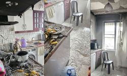Kahramanmaraş’ta Davlumbaz Patladı, Mutfakta Yangın Çıktı