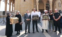 Kahramanmaraş’ta manevi buluşma: Kâbe örtüleri şehre getirildi