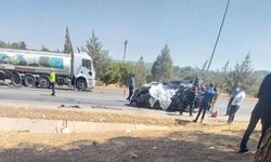 Kahramanmaraş'ta Sulama tankerine çarpan otomobilde can kaybı 2’ye çıktı!