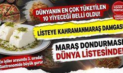 Dünyanın En Çok Tüketilen 10 Yiyeceği Belli Oldu: Listeye Maraş Dondurması Damga Vurdu!
