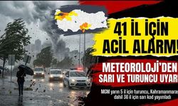 Meteoroloji’den 41 İle Kritik Alarm: Kahramanmaraş Dahil 36 İle Sarı, 5 İle Turuncu Kodlu Uyarı!
