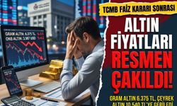 Merkez Bankası'nın Sürpriz Kararı Altını Vurdu: Son 3 Ayın En Sert Düşüşü!