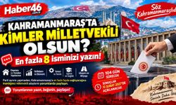 Kahramanmaraş'ta Kimler Milletvekili Olsun? Söz Sizin!