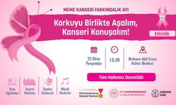 Kahramanmaraş’ta Meme Kanseri Farkındalık Etkinliği Düzenlenecek