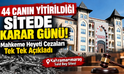 Kahramanmaraş’ta Deprem Davasında Karar: Müteahhit ve Belediye Görevlilerine Hapis Cezası!
