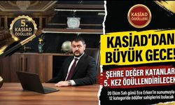 KASİAD Ödülleri 5. Kez Sahiplerini Buluyor: Ece Erken’in Sunumuyla Kahramanmaraş'ta 12 Dalda Gurur Gecesi!