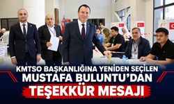 KMTSO Başkanlığına Yeniden Seçilen Mustafa Buluntu'dan teşekkür mesajı