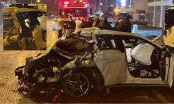 Kahramanmaraş’ta feci kaza! Otomobil iki araca çarptı, sürücü sıkıştı