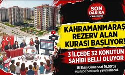 Kahramanmaraş’ta Rezerv Alan Kura Heyecanı: 3 İlçede 32 Konut İçin Tarih ve Saat Belli Oldu!