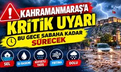 Kahramanmaraş İçin Kritik Uyarı! Gece Başlayacak Kuvvetli Yağış Sel Tehlikesini Beraberinde Getiriyor