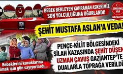 Gaziantep’e Şehit Ateşi Düştü: Bebek Bekleyen Uzman Çavuş Mustafa Aslan Dualarla Uğurlandı