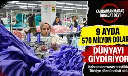 Tekstilde Türkiye’nin Lokomotifi: Kahramanmaraş’tan 9 Ayda 570 Milyon Dolarlık Dev İhracat!