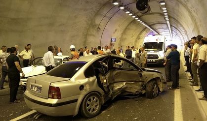 Kahramanmaraş’ta tünelde kaza: 1 ölü, 5 yaralı