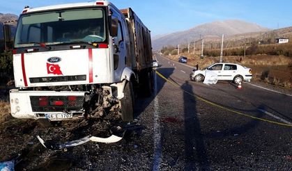 Kahramanmaraş'ta trafik kazası: 1 ölü, 2 yaralı