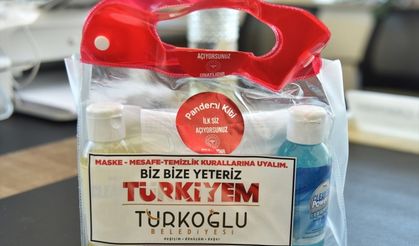 Kahramanmaraş'ta koronavirüs tedbirleri kapsamında hijyen seti dağıtıldı!