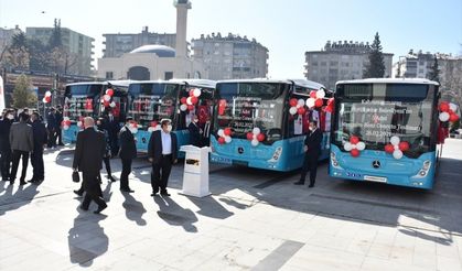 Kahramanmaraş Büyükşehir Belediyesi'nden 5 yeni otobüs!