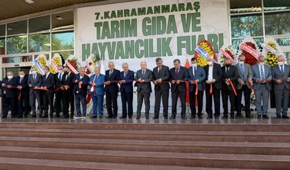 Kahramanmaraş 7. Tarım, Gıda ve Hayvancılık Fuarı açıldı