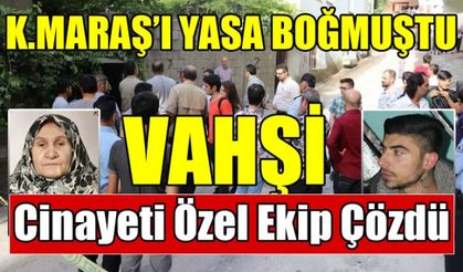 Kahramanmaraş'taki Vahşi Cinayeti Özel Ekip Çözdü