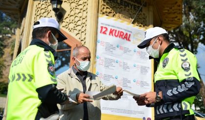 Kahramanmaraş'ta taksi şoförlerine 12 Kural anlatıldı