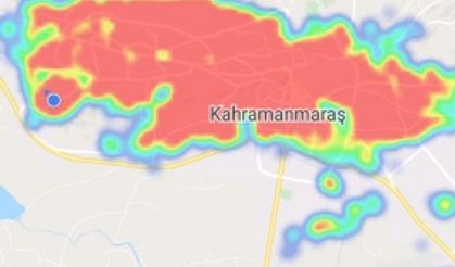 Kahramanmaraş'ın korona virüs haritası