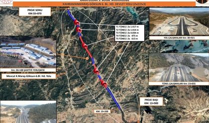 Kahramanmaraş-Göksun arası 90 kilometreden 71 kilometreye düşüyor!