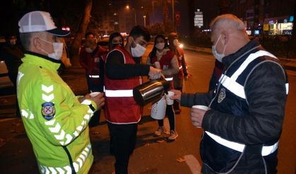 Kahramanmaraş'ta görev yapan polis memurları unutulmadı!