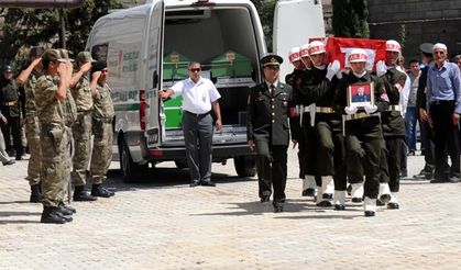 Şehit Korkmaz, son yolculuğuna uğurlandı