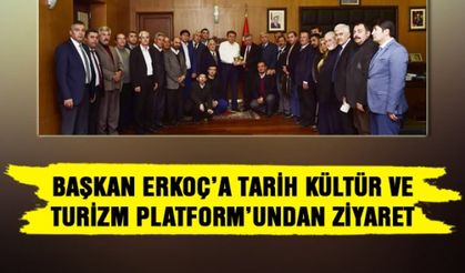 Kahramanmaraş Tarih Kültür Ve Turizm Platform’undan Başkan Erkoç’a ziyaret