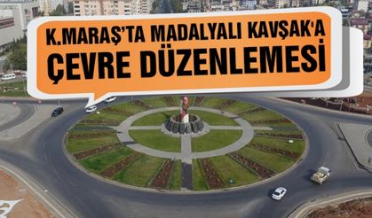 Madalyalı kavşakta çevre düzenlemesi