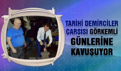 Kahramanmaraş’ın tarihi Demirciler Çarşısı görkemli günlerine kavuşuyor