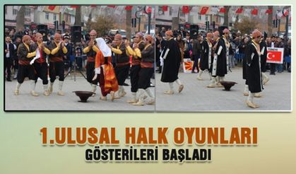 Kahramanmaraş'ta 1. Ulusal Halk Oyunları Gösterileri başladı